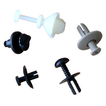 Male-Female Clipping Fasteners